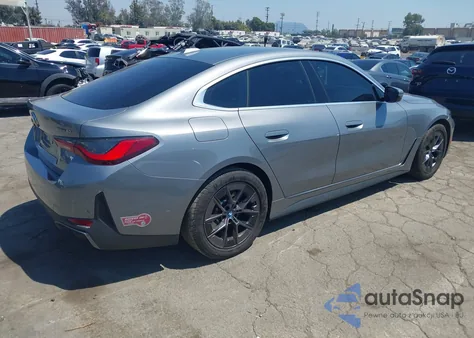 2023 BMW I4 Edrive40 z USA, uszkodzony, nr VIN WBY73AW08PFP84033